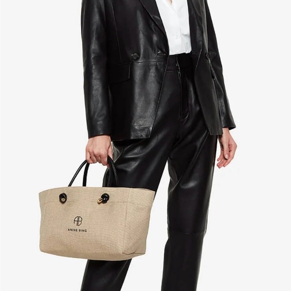 Anine Bing Small Saffron Tote - Picture 2 of 4